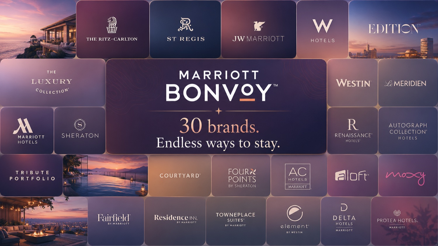 Marriott Bonvoy — 30 brands